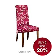 Alton Scroll Back Dining Chair (Dark Leg)