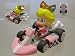 Nintendo World Store Tiny Mini Super Mario Baby Peach Kart Figure (1" X 2")_s-1