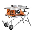 Ridgid R4510 Heavy-Duty Portable Table Saw with Stand