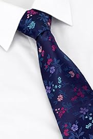 Sartorial Pure Silk Floral Print Oxford Tie