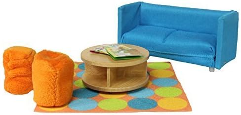 Lundby 1:18 Scale Dolls House Smaland Sofa Bed Set by Micki Leksaker Ab