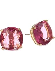kate spade new york Small Square Pink Stud Earrings