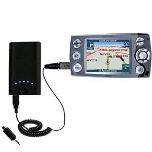 High Capacity Rechargeable External Battery Pocket Charger for the Navman iCN 550 – uses Gomadic TipExchange Technology