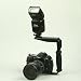 ePhoto WSA605 Camera Flash Flip Bracket with Handle For Most Speedlights