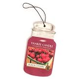 Yankee Candle Car Jar Hanging Air Freshener Black Cherry Scent