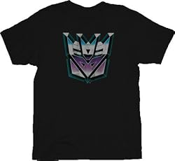Transformers Evil Decepticon Colored Face T-shirt Tee