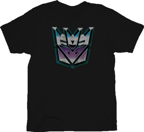  Transformers Evil Decepticon Colored Face T-shirt Tee