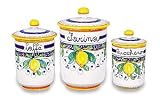 Handmade Alcantara Coffee Canister From Italy