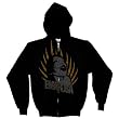 EMAROSA - Face - Black Zip Up Hoodie