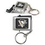 Pittsburgh Penguins NHL Hockey LED Light Crank Key Chain