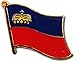 Flagline Liechtenstein - National Lapel Pin