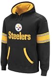 NFL Unisex Infant/Toddler Pittsburgh Steelers Qb Jersey Hoodie - R14Ntt05 (Black, 3T)