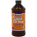 Now Foods Liquid Cal/Mag, Blueberry, 16-Ounce
