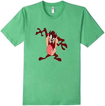 Men's Tasmanian Devil Taz Tee Shirt Slim Fit XL Grass