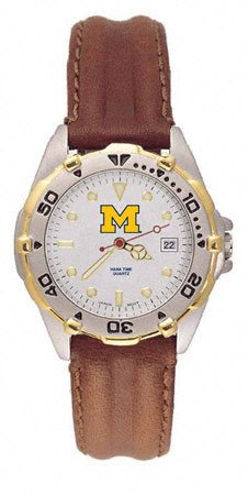 Michigan Wolverines All Star Women's Leather Watch