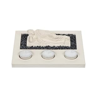 All Natural Handmade Stone Candleholder - Buddha Design All Natural Handmade Stone...