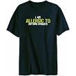 Allergic To Rhythmic Gymnasts Sports Mens T-Shirt (Navy Blue, Sizes X-Small - XXX-Large)
