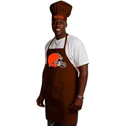 NFL Cleveland Browns Chef Hat and Apron Set