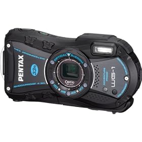 PENTAX Optio WG-1 14 MP Rugged Waterproof Digital Camera with 5X Optical Zoom and 2.7-inch LCD (Black)