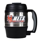 MLB New York Mets 52-Ounce Stainless Steel Macho Travel Mug with Bottle Opener