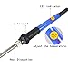 ANTOGOO Soldering Iron 60W 110V Adjustable Temperature Welding Soldering Iron Gun Kit with Carry Case, 5pcs Tips, Magnifier Station,1.0mm 50g Solder Wire, Desoldering Pump, and Tips Cleaner