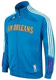 Adidas New Orleans Hornets On-Court Warmup Jacket Extra Large