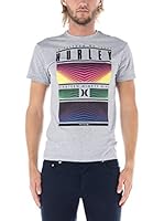 Nike Hurley Camiseta Manga Corta Blocked Neo (Gris Jaspeado)
