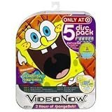 Tiger Electronics VideoNow SpongeBob SquarePants PVD 5-pk. with Carrying Case