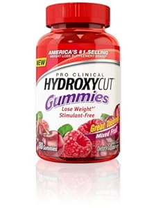 Hydroxycut Pro Clinical Gummies, 80 Count Buy One Get One Free, 160 Count Total