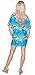 Luau Party Button Down Shirt Womens Top Blouse Cover up Hawaiian Dress Beachwear