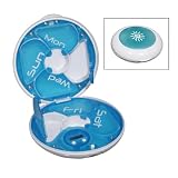 Seven Day Compact Pill Organizer with Alarm