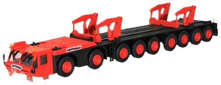 Kibri 10442 - H0 Teleskoptransport zu Gottwald Teleskopkran
