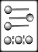 3d golf ball sucker Hard Candy Mold: 1 Count