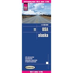 Alaska 1 : 2.000.000: Kartenbild 2seitig, klassifiziertes Stra�ennetz, Ortsindex, GPS-tauglich, Kartenbild 2seitig, klassifiziertes Stra�ennetz, Ortsindex, GPS-tauglich, rei�- und wasserfest