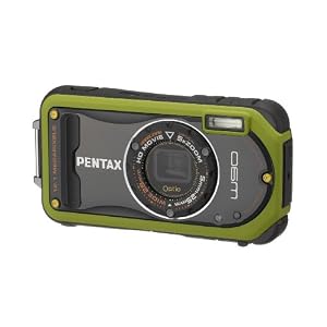 Pentax Optio W90 12.1 MP Waterproof Digital Camera with 5x Wide Angle Zoom and 2.7-Inch LCD (Pistachio Green)