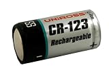 Uniross RB104592 CR-123 650mAh Rechargeable Battery Li-Ion