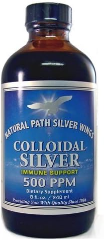 Natural Path Silver Wings, Colloidal Silver, 500 Ppm, 8 Fl Oz