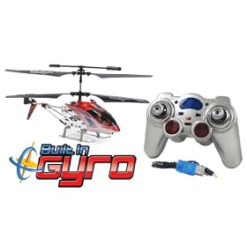 GYRO Metal Raptor 3.5CH Electric RTF Remote Control RC Helicopter (Color May Vary) from Gas Helicopters