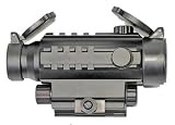 Airsoft red dot scope, 30mm HS red dot + trirail mounts