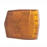 Combination Side Marker Clearance Light With Reflex Reflector (3913-5806507) - Type: Replacement Lens - Amber: Amber