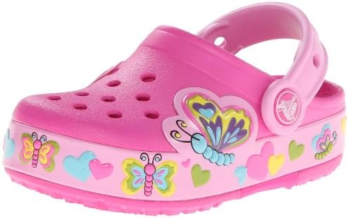 crocs CrocsLights Butterfly PS Clog (Toddler/Little Kid)