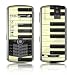 Concerto Design Protective Skin Decal Faceplate for Blackberry Pearl 8100/ Pearl 8110 Cell Phones