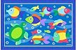 Somethin' Fishy OLIVE KIDS 19 x 29 Rug