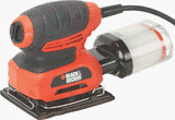 Black & Decker QS800 2 Amp 1/4 Sheet Finishing Sander with ConveXGRIP