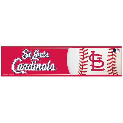 MLB Baseball St. Louis Cardinals Bumper Sticker (2-Pack)