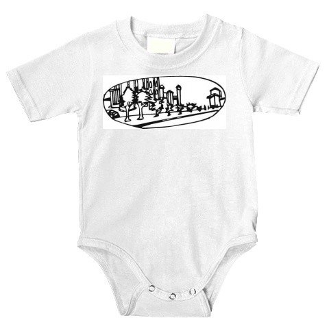 Baby clothes with quot;lack and world globe black and white. Baby clothes with quot;lack and