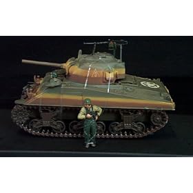 The Ultimate Soldier: WWII M4 Sherman Tank with Two Figures