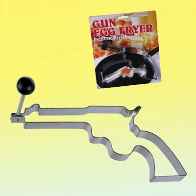 Pistolenform GUN EGG FRYER... Hände hoch!