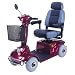 Search : Mid-Range Four Wheel Scooter Color: Burgundy