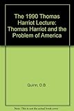 Thomas Harriot and the problem of America